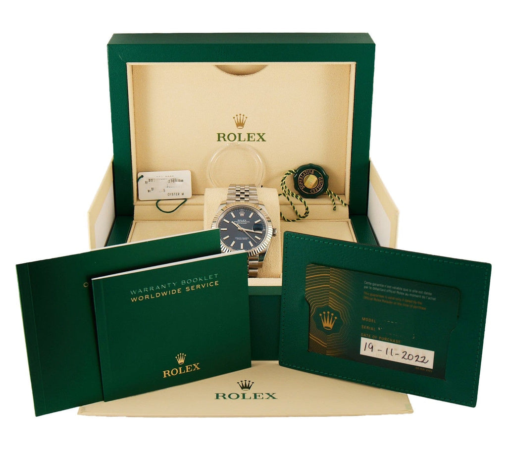 2022 Rolex Datejust 126334 41MM Blue Dial Men's Watch – Watch
