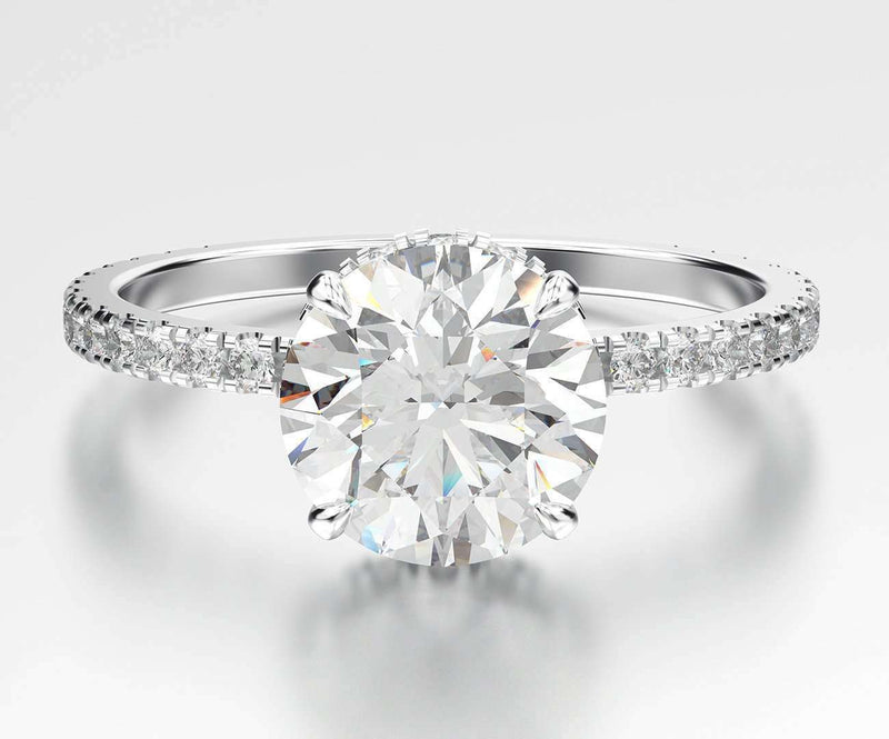 Straight Engagement Rings