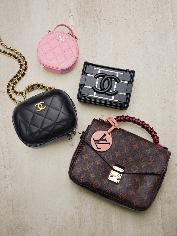 Louis Vuitton Braided Leather-Chain Strap Bag Collection