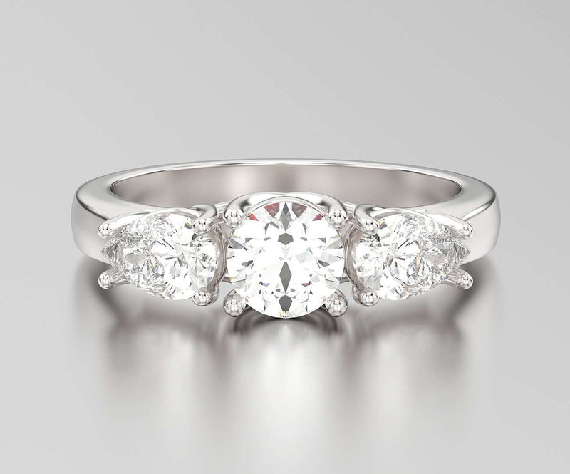 Three Stone Engagement Rings