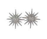 0.77ctw Diamond Starburst Stud Earrings in 18K