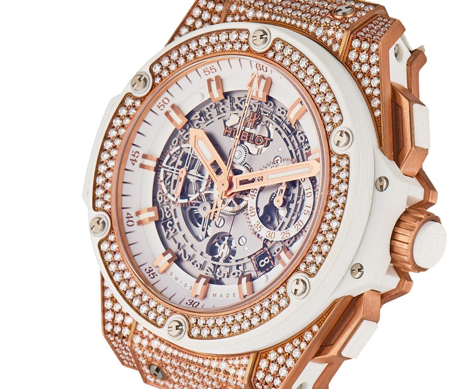 Hublot King Power Unico Chronograph 48MM Diamond Dial and Bezel Men's Watch