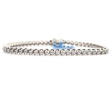 New 3.00ctw Round Diamond Prong Set Tennis Bracelet in 14K