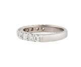 0.90ctw Round Diamond Shared Prong Wedding Band Ring in 14K
