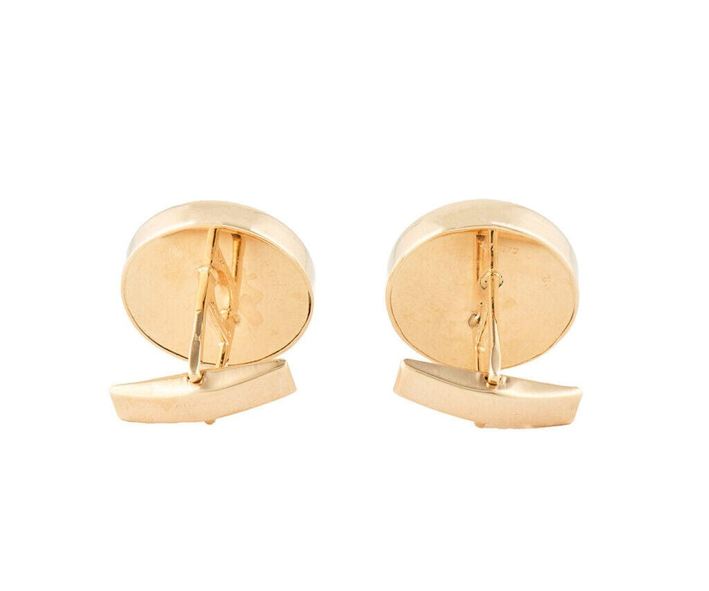 Cartier マラカイトカフリンクス Vintage Cartier Round Malachite Cufflinks W/Box – Watch