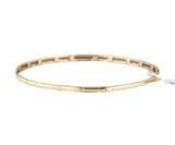 New 0.48ctw Diamond Chevron Flex Bangle Bracelet in 14K