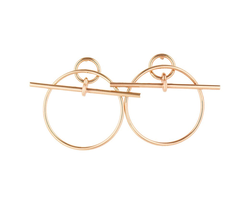 Hermes Small Model Loop Drop Earrings in 18K W/Box – Watch