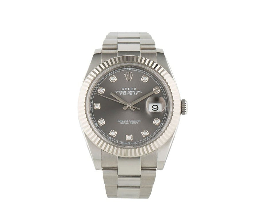 2024 Rolex Datejust 126334, Diamond Gray Dial, Men's Watch W/Box