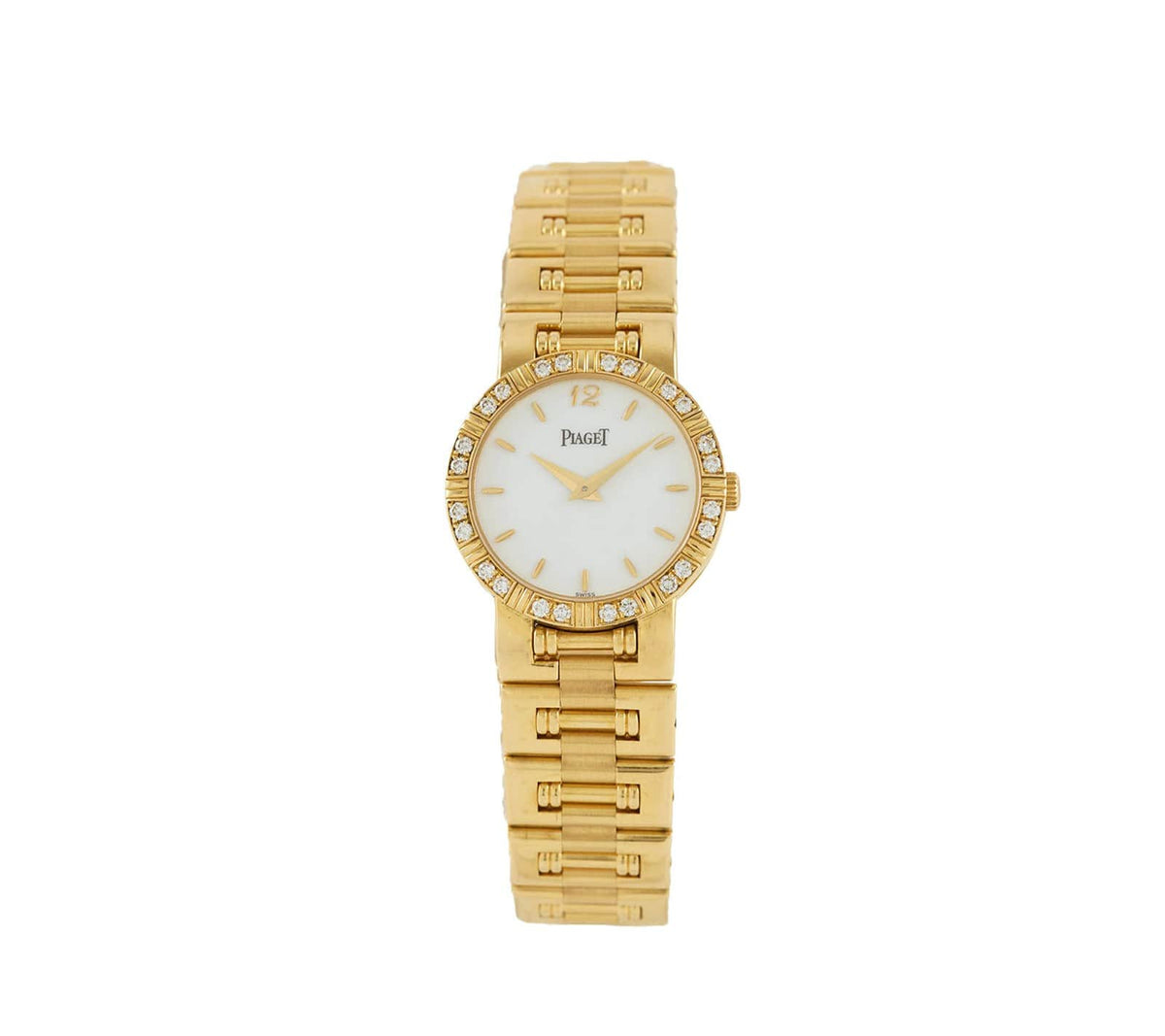 Piaget Dancer Collection 80564K81, 23mm, White Dial, 18K Yellow 