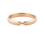 Tiffany & Co. 0.16ctw Diamond Nesting Narrow Band Ring in 18K