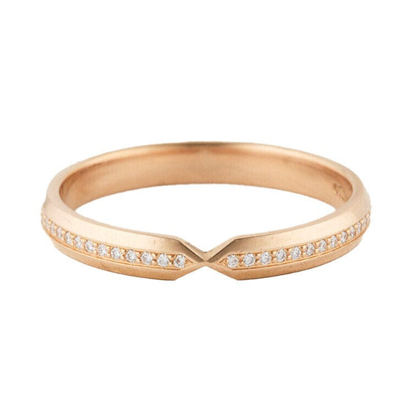 Tiffany & Co. 0.16ctw Diamond Nesting Narrow Band Ring in 18K