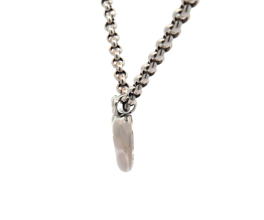 Chopard Happy Diamonds Five Stone Heart Pendant Necklace in 18K W/Box and Papers