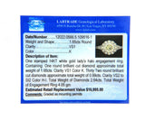 2.64ctw Round Diamond Halo Engagement Ring in 14K