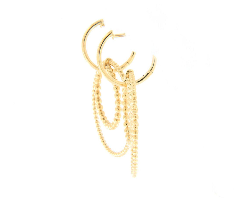 Gabriel & Co. Bujukan Double Hoop Earrings in 14K