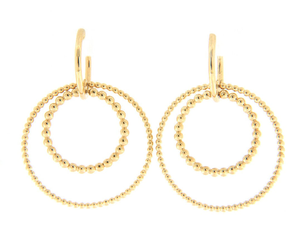 Gabriel & Co. Bujukan Double Hoop Earrings in 14K