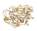 7.0ctw Diamond by the Yard Forty-Seven Stone Station Necklace in 14K