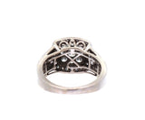 1.00ctw Round Diamond Frame Cluster Ring in 14K