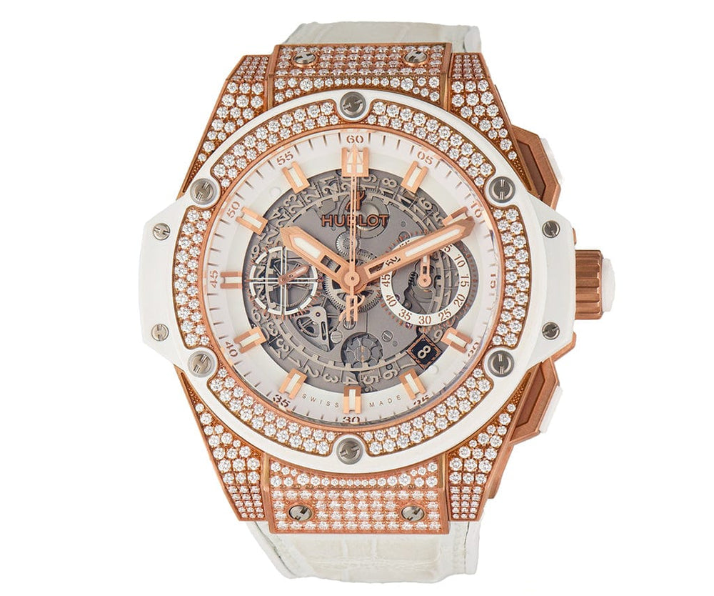 Hublot King Power Unico Chronograph 48MM Diamond Dial and Bezel Men's Watch