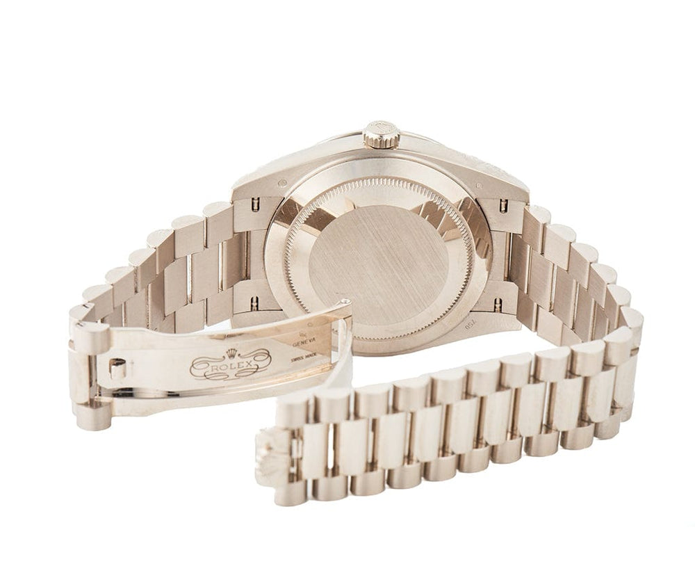 2021 Rolex Day-Date President 228349 Factory Diamond Dial and Bezel Men's Watch