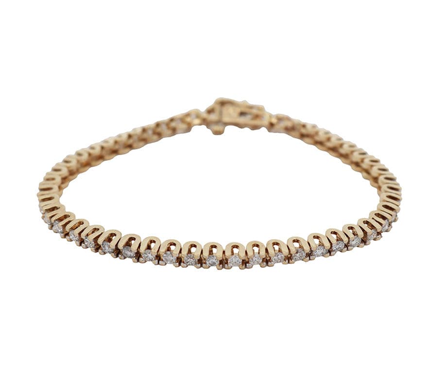 3.00ctw Round Diamond Tennis Bracelet in 14K