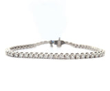 New 3.00ctw Round Diamond Prong Set Tennis Bracelet in 14K