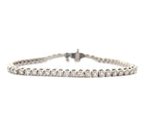 New 3.00ctw Round Diamond Prong Set Tennis Bracelet in 14K