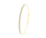 New 1.90ctw Diamond Flexible Bangle Bracelet in 14K