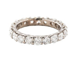 2.25ctw Round Diamond Shared Prong Eternity Wedding Band Ring in 18K