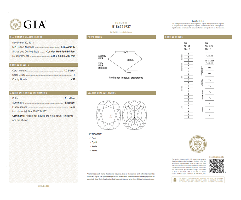 1.47ctw Cushion and Round Diamond Frame Engagement Ring in 18K