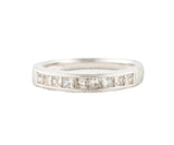 1.00ctw Princess Diamond Wedding Band Ring in 14K