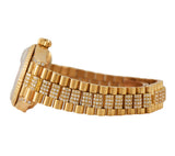 1995 Rolex President 69178 26MM Aftermarket Diamond Dial and Bracelet 18K Ladies Watch