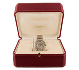 Cartier Ballon Bleu 3284 33MM Silver Dial Stainless Steel Watch