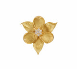Tiffany & Co. Classic 0.75ctw Diamond Dogwood Flower Brooch in 18K