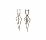Stephen Webster 0.34ctw Diamond Cross Convertible Dangle Drop Earrings in 18K