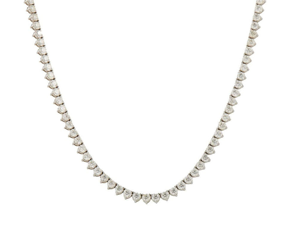 8.00ctw Round Diamond Tennis Necklace in 14K