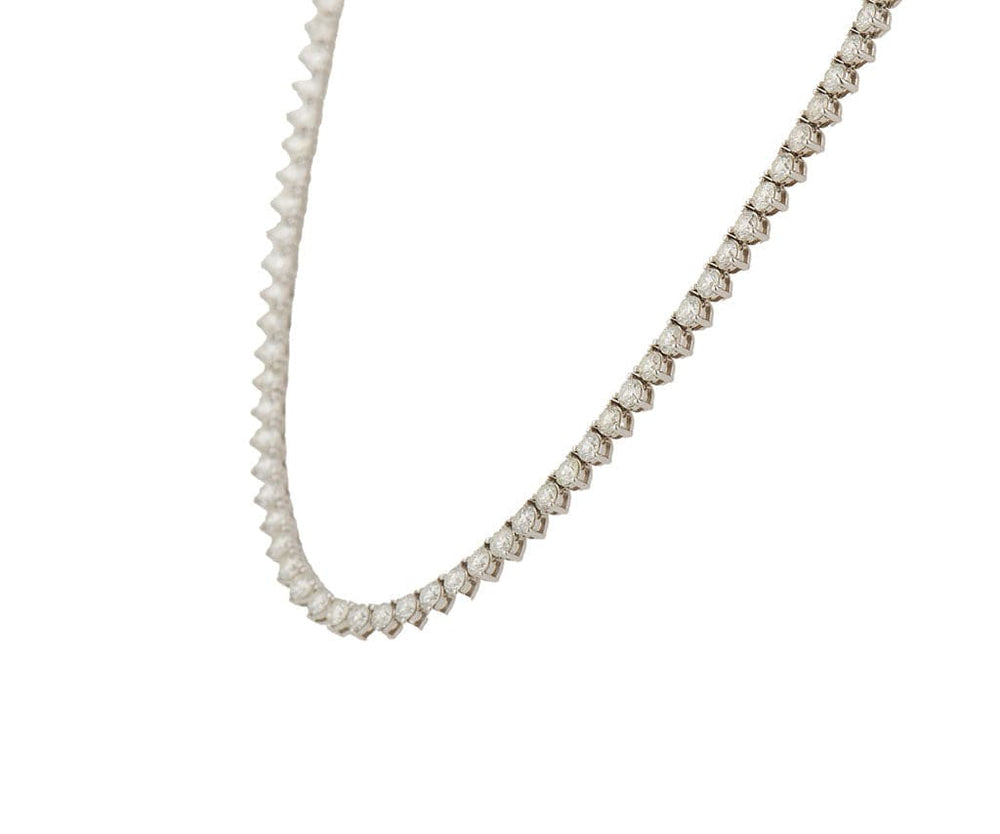 8.00ctw Round Diamond Tennis Necklace in 14K