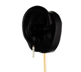 Sonia Bitton 1.00ctw Round Diamond Huggie Hoop Earrings in 14K