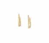 Sonia Bitton 1.00ctw Round Diamond Huggie Hoop Earrings in 14K