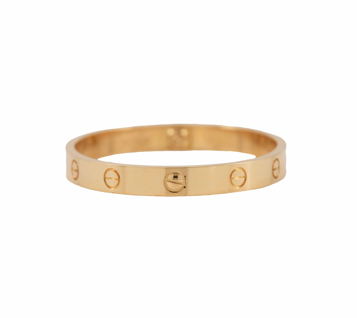 Cartier Love Classic Model Bangle Bracelet in 18K W/Box and Papers