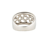 SUWA 1.25ctw Marquise and Round Diamond Wide Band Ring in Platinum