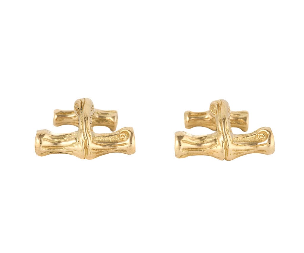 Vintage Tiffany & Co. Bamboo Style Cufflinks in 18K – Watch