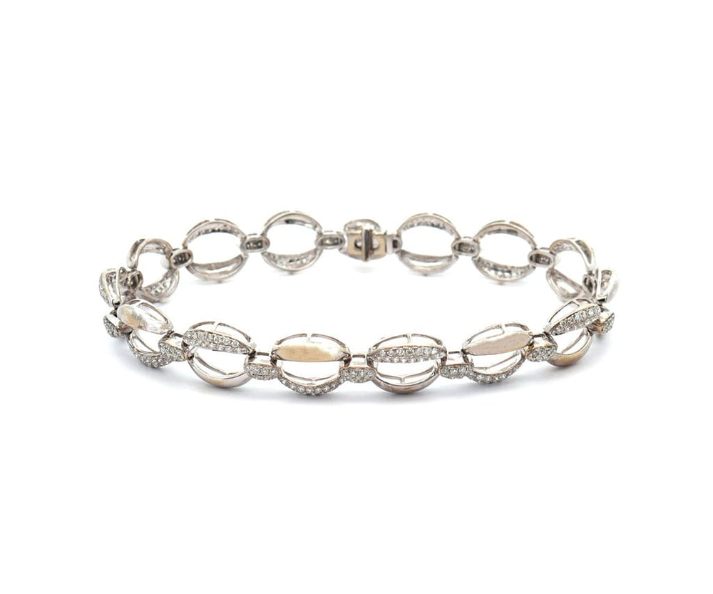 Frederic Sage 1.62ctw Diamond Link Bracelet in 18K