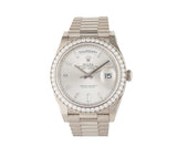 2021 Rolex Day-Date President 228349 Factory Diamond Dial and Bezel Men's Watch