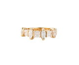 1.25ctw Marquise and Baguette Diamond Wedding Band Ring in 18K