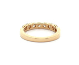 New 1.04ctw Round Diamond Seven Stone Wedding Band Ring in 14K