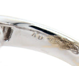 1.47ctw Diamond Cluster Swirl Frame Ring in 18K