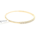 New 1.90ctw Diamond Flexible Bangle Bracelet in 14K