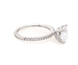 New Gabriel & Co. 0.18ctw Diamond Evelyn Classic Straight Semi Mount Ring in 14K