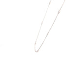 New 0.39ctw Diamond By The Yard Station Necklace in 18K