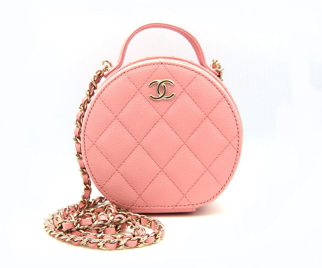 CHANEL, LTD, Handle with Care Vanity Bag, Light Pink, with Box & Card –  Watch & Jewelry Exchange